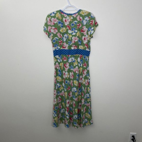 Boden Floral Polk a Dot Midi Dress NWT US 8 - Picture 5 of 5